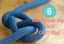 6 nút dây quan trọng khi đi cắm trại