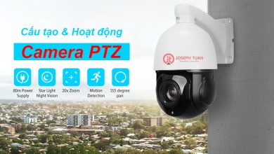 cấu tạo và hoạt động của camera ptz