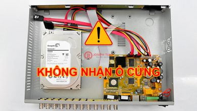 đầu ghi hình không nhận ổ cứng