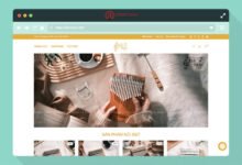 thiết kế website thương mại điện tử bán nhạc cụ linhmusic.com