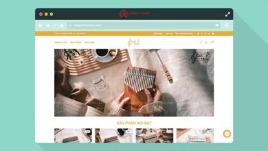 thiết kế website thương mại điện tử bán nhạc cụ linhmusic.com
