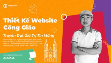 thiết kế website tổ chức công giáo dòng tu nhà thờ chuyên nghiệp joseph tuấn