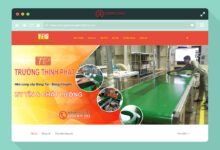 thiết kế website công ty sản xuất băng tải trường thịnh phát bangtaitruongthinhphat.com