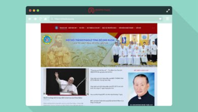 thiết kế website hiệp hội thánh phaolô tông đồ dân ngoại phaolossp.org