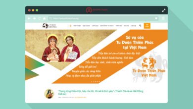 thiết kế website tu đoàn thiên phúc tudoanthienphuc.org