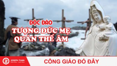 tượng đức mẹ maria quá thế âm mai an tại nhật bản
