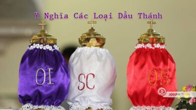 ý nghĩa của các loại dầu thánh