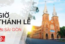 giờ thánh lễ các nhà thờ thuộc tsp sài gòn