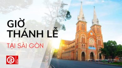 giờ thánh lễ các nhà thờ thuộc tsp sài gòn