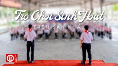 những trò chơi sinh hoạt tập thể tổ chức trên sân khấu