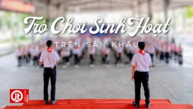 những trò chơi sinh hoạt tập thể tổ chức trên sân khấu