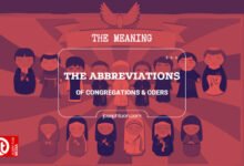the abbreviations of roman congregations and orders