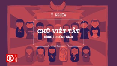 ý nghĩa chữ viết tắt các dòng tu công giáo