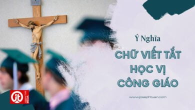 ý nghĩa chữ viết tắt các học vị trong giáo hội công giáo