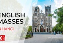english masses at catholic churches in hanoi