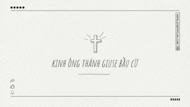 kinh ông thánh giuse bầu cử