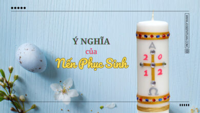 ý nghĩa của cây nến phục sinh